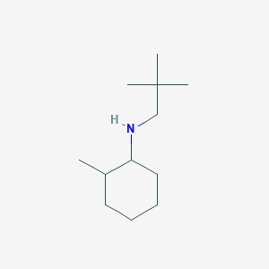 molecular formula C12H25N B7865181 N-(2,2-dimethylpropyl)-2-methylcyclohexan-1-amine 