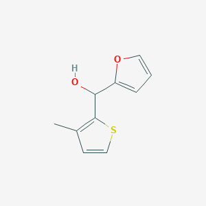 molecular formula C10H10O2S B7865396 2-Furyl-(3-methyl-2-thienyl)methanol 