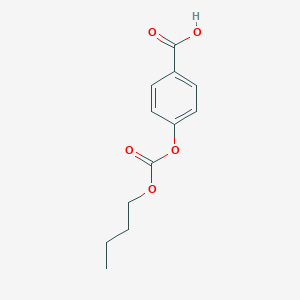 molecular formula C12H14O5 B078654 Butyl 4-Carboxyphenyl Carbonate CAS No. 14180-12-2