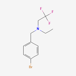 N-(4-bromobenzyl)-N-ethyl-2,2,2-trifluoroethanamine