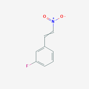 molecular formula C8H6FNO2 B7865432 1-fluoro-3-(2-nitrovinyl)benzene 