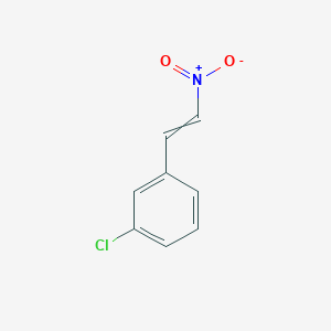 molecular formula C8H6ClNO2 B7865439 1-Chloro-3-(2-nitroethenyl)benzene 