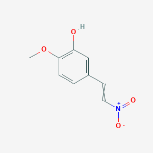 molecular formula C9H9NO4 B7865446 2-Methoxy-5-(2-nitroethenyl)phenol 