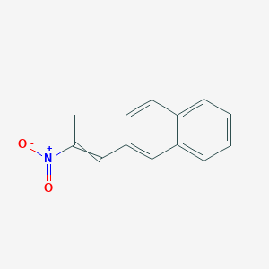 molecular formula C13H11NO2 B7865448 2-(2-Nitroprop-1-enyl)naphthalene 