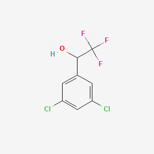 molecular formula C8H5Cl2F3O B7865485 1-(3,5-Dichlorophenyl)-2,2,2-trifluoroethanol 