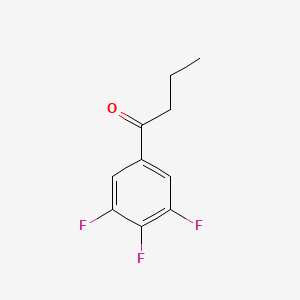 molecular formula C10H9F3O B7865560 3',4',5'-Trifluorobutyrophenone 
