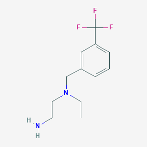 molecular formula C12H17F3N2 B7866148 N*1*-Ethyl-N*1*-(3-trifluoromethyl-benzyl)-ethane-1,2-diamine 