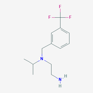 molecular formula C13H19F3N2 B7866155 N*1*-Isopropyl-N*1*-(3-trifluoromethyl-benzyl)-ethane-1,2-diamine 