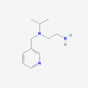 molecular formula C11H19N3 B7866162 N*1*-Isopropyl-N*1*-pyridin-3-ylmethyl-ethane-1,2-diamine 