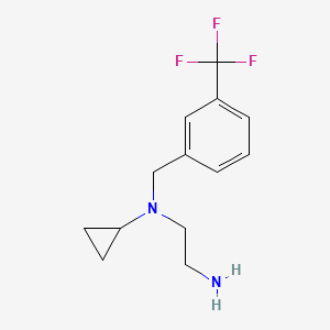 molecular formula C13H17F3N2 B7866171 N*1*-Cyclopropyl-N*1*-(3-trifluoromethyl-benzyl)-ethane-1,2-diamine 