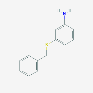 molecular formula C13H13NS B7867048 m-Benzylthioaniline 