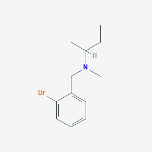 molecular formula C12H18BrN B7867197 N-(2-bromobenzyl)-N-(sec-butyl)-N-methylamine 
