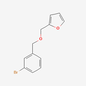 molecular formula C12H11BrO2 B7867253 3-Bromobenzyl furfuryl ether 