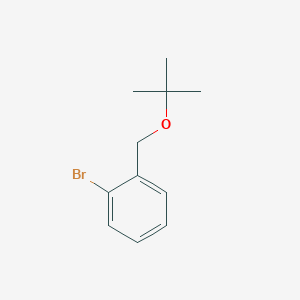 molecular formula C11H15BrO B7867257 1-BROMO-2-(TERT-BUTOXYMETHYL)BENZENE 
