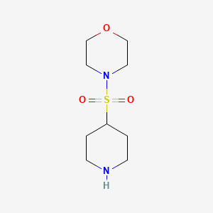 molecular formula C9H18N2O3S B7867349 Morpholine, 4-piperidinosulfonyl- CAS No. 71173-07-4