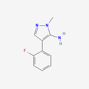 4-(2-Fluorophenyl)-1-methyl-1H-pyrazol-5-amine