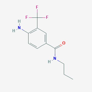 4-amino-N-propyl-3-(trifluoromethyl)benzamide