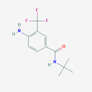 4-amino-N-tert-butyl-3-(trifluoromethyl)benzamide