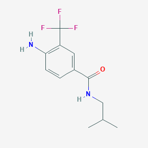 4-amino-N-(2-methylpropyl)-3-(trifluoromethyl)benzamide