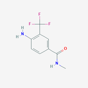 4-amino-3-trifluoromethyl-N-methylbenzamide