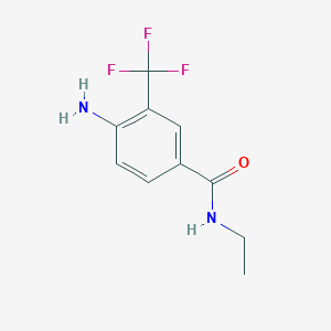 4-amino-N-ethyl-3-(trifluoromethyl)benzamide
