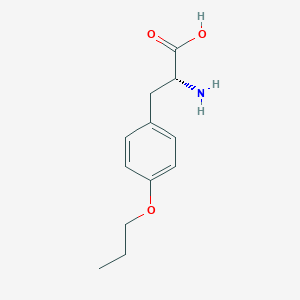 molecular formula C12H17NO3 B7868099 O-Propyl-D-tyrosine 