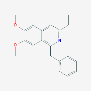 molecular formula C20H21NO2 B078684 Moxaverine CAS No. 10539-19-2