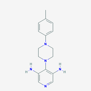 Piperazine, 1-(3,5-diamino-4-pyridyl)-4-(p-tolyl)-