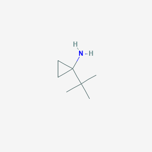 molecular formula C7H15N B7868722 (1-Tert-butylcyclopropyl)amine 