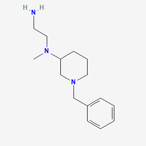 molecular formula C15H25N3 B7868760 N*1*-(1-Benzyl-piperidin-3-yl)-N*1*-methyl-ethane-1,2-diamine 