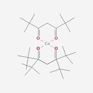 molecular formula C33H57CoO6 B078690 cobalt;(E)-5-hydroxy-2,2,6,6-tetramethylhept-4-en-3-one CAS No. 14877-41-9