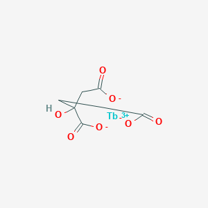 molecular formula C6H5O7Tb B078693 Terbium citrate CAS No. 13482-49-0