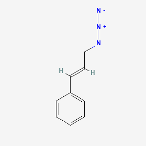 molecular formula C9H9N3 B7869556 Cinnamyl azide 