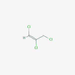 molecular formula C3H3Cl3 B078698 1-Propene, 1,2,3-trichloro-, (E)- CAS No. 13116-58-0
