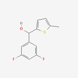 molecular formula C12H10F2OS B7869860 (3,5-Difluorophenyl)(5-methylthiophen-2-yl)methanol 