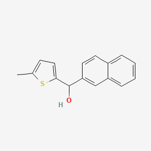 molecular formula C16H14OS B7869880 5-Methyl-2-thienyl-(2-naphthyl)methanol 