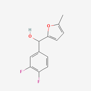 molecular formula C12H10F2O2 B7869928 (3,4-Difluorophenyl)(5-methylfuran-2-yl)methanol 