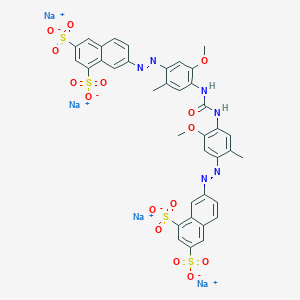 molecular formula C37H28N6Na4O15S4 B078702 C.I. Direct Orange 72 CAS No. 12217-64-0