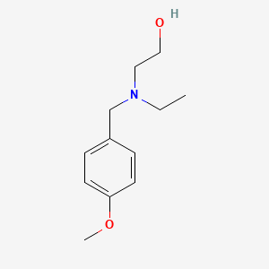 molecular formula C12H19NO2 B7870321 2-[Ethyl-(4-methoxy-benzyl)-amino]-ethanol 