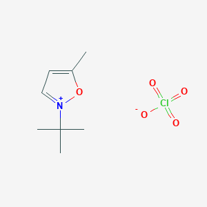 molecular formula C8H14ClNO5 B078708 N-tert-Butyl-5-methylisoxazolium perchlorate CAS No. 10513-45-8