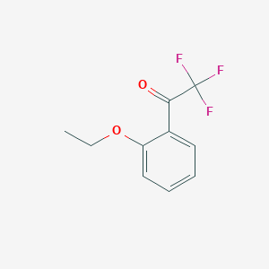 molecular formula C10H9F3O2 B7871241 1-(2-Ethoxyphenyl)-2,2,2-trifluoroethanone 