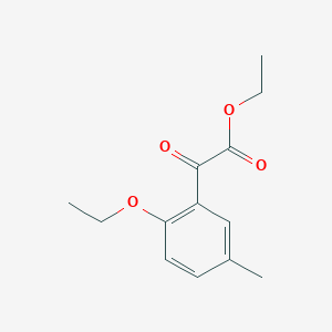 molecular formula C13H16O4 B7871345 Ethyl 2-ethoxy-5-methylbenzoylformate CAS No. 1443354-41-3