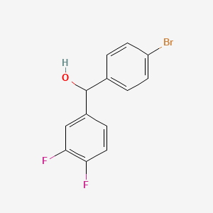 (4-Bromophenyl)(3,4-difluorophenyl)methanol