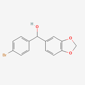 Benzo[d][1,3]dioxol-5-yl(4-bromophenyl)methanol