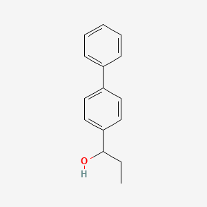 molecular formula C15H16O B7871922 1-(4-Biphenyl)-1-propanol 