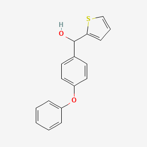 molecular formula C17H14O2S B7871924 4-Phenoxyphenyl-(2-thienyl)methanol 