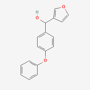 molecular formula C17H14O3 B7871939 3-Furyl-(4-phenoxyphenyl)methanol 
