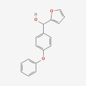 molecular formula C17H14O3 B7871941 Furan-2-yl(4-phenoxyphenyl)methanol 
