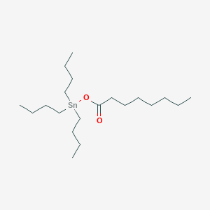 Tributyl(octanoyloxy)stannane