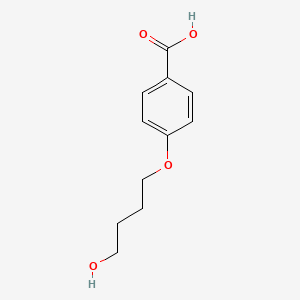 molecular formula C11H14O4 B7872704 4-(4-Hydroxybutoxy)benzoic acid 